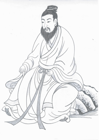Du Ruhui, Tang Hanedanlığının kararları ile ünlü iki başbakanından biri. (İllüstrasyon: Yeuan Fang / Epoch Times)