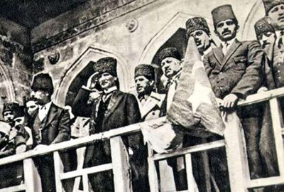 23Nisan 1920 Ankara'da Türkiye Büyük Millet Meclisinin açılış töreni 