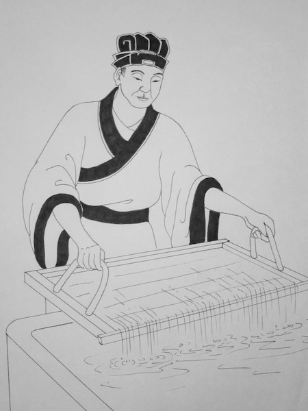 Cai Lun, kağıt yapımının mucidi, Illüstrator: Jade