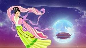 Chang E kederle dünyayı seyrediyor aydan (Amy Chang, Epoch Times)