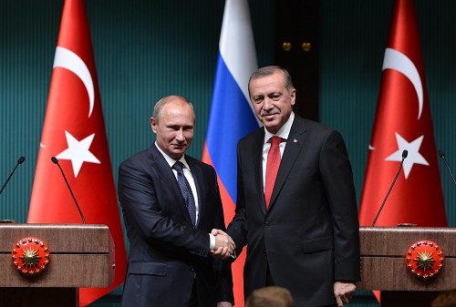 Rusya Federasyonu Devlet Başkanı Vladimir Putin 10 Bakanı ile birlikte Ankara’ya geldi (İHA)