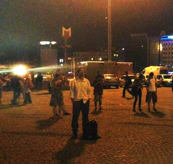 Taksim'de "duran adam" protestosu (fot: facebook)