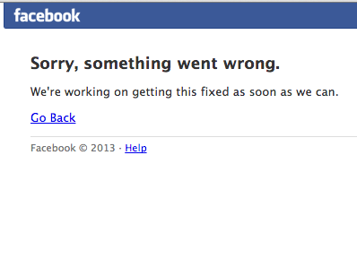 Facebook dünya genelinde çöktü