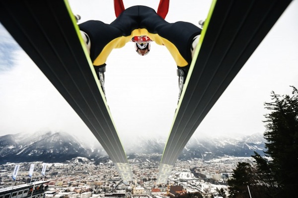 Severin Freund, FIS Kayakla Atlama Dünya Kupası’ndayken. 4 Ocak, 2015. (Stanko Gruden / Agence Yakınlaştırma / Getty Images)
