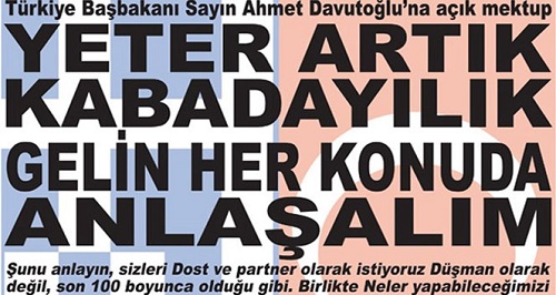 Yunanistan’ın milliyetçi Kontranews gazetesi, birinci sayfasına Türkçe manşet attı (İHA)