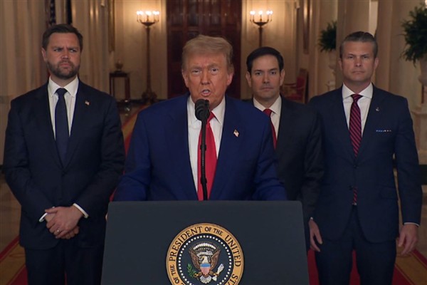 ABD, İsrail ve İran arasındaki gerilimin tırmanmasının ardından İran’daki nükleer tesislere düzenlenen saldırının ardından bölgedeki son gelişmeler. (Fotoğraf: Hibya Haber Ajansı)