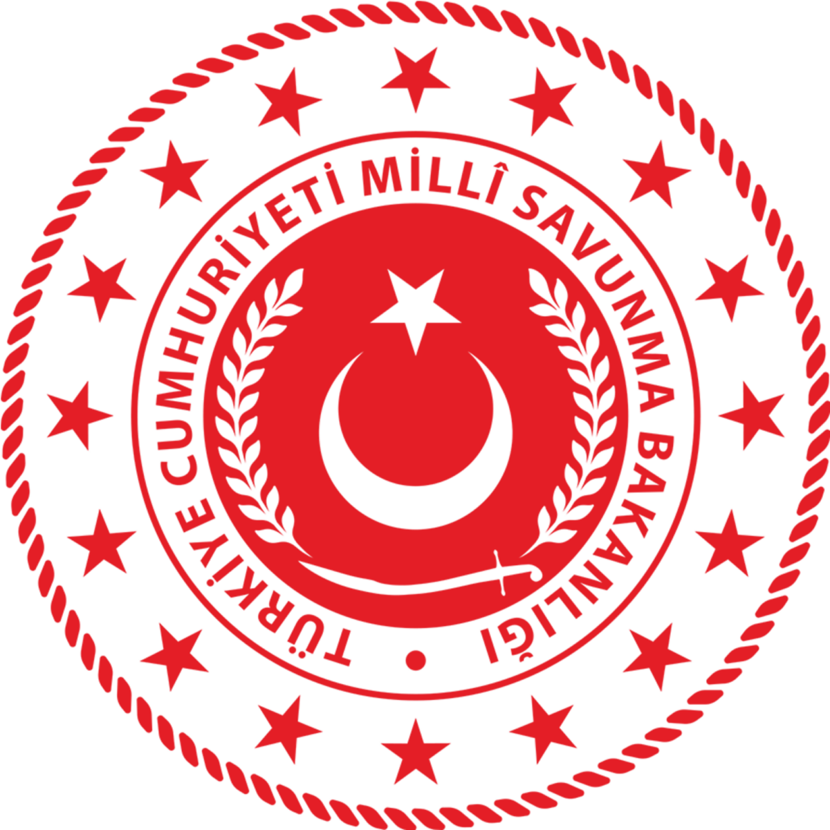 Türk Savunma Bakanlığı’nın logosu, Gazap bombasının geliştirilmesindeki yerli ve resmî katkıyı simgeliyor. (Fotoğraf: Wikimedia)
