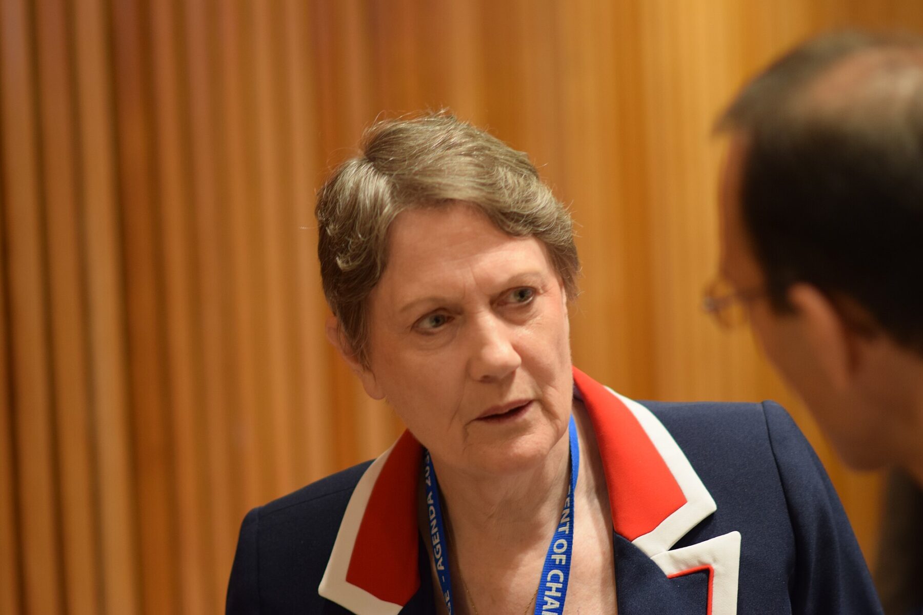 Yeni Zelandalı siyasetçi Helen Clark, Birleşmiş Milletler'de, Temmuz 2016. (Fotoğraf: Wikimedia) 