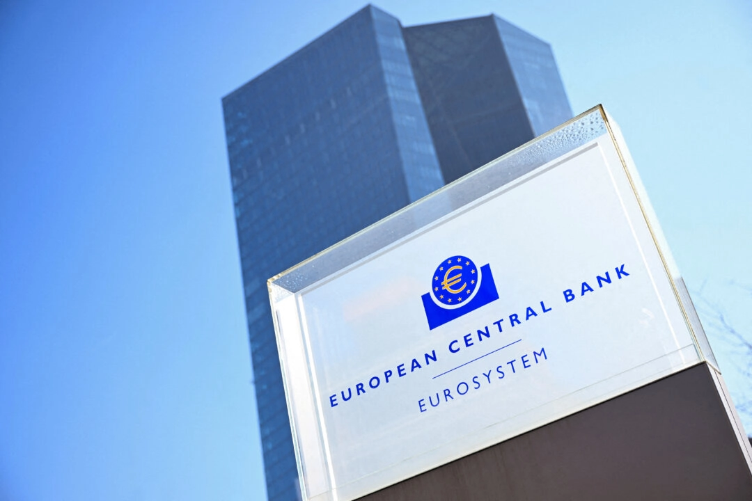 6 Mart 2025 tarihinde Almanya'nın Frankfurt kentindeki Avrupa Merkez Bankası (ECB) genel merkezinden bir görünüm. (Fotoğraf: Jana Rodenbusch/Arşiv Fotoğrafı/Reuters)
