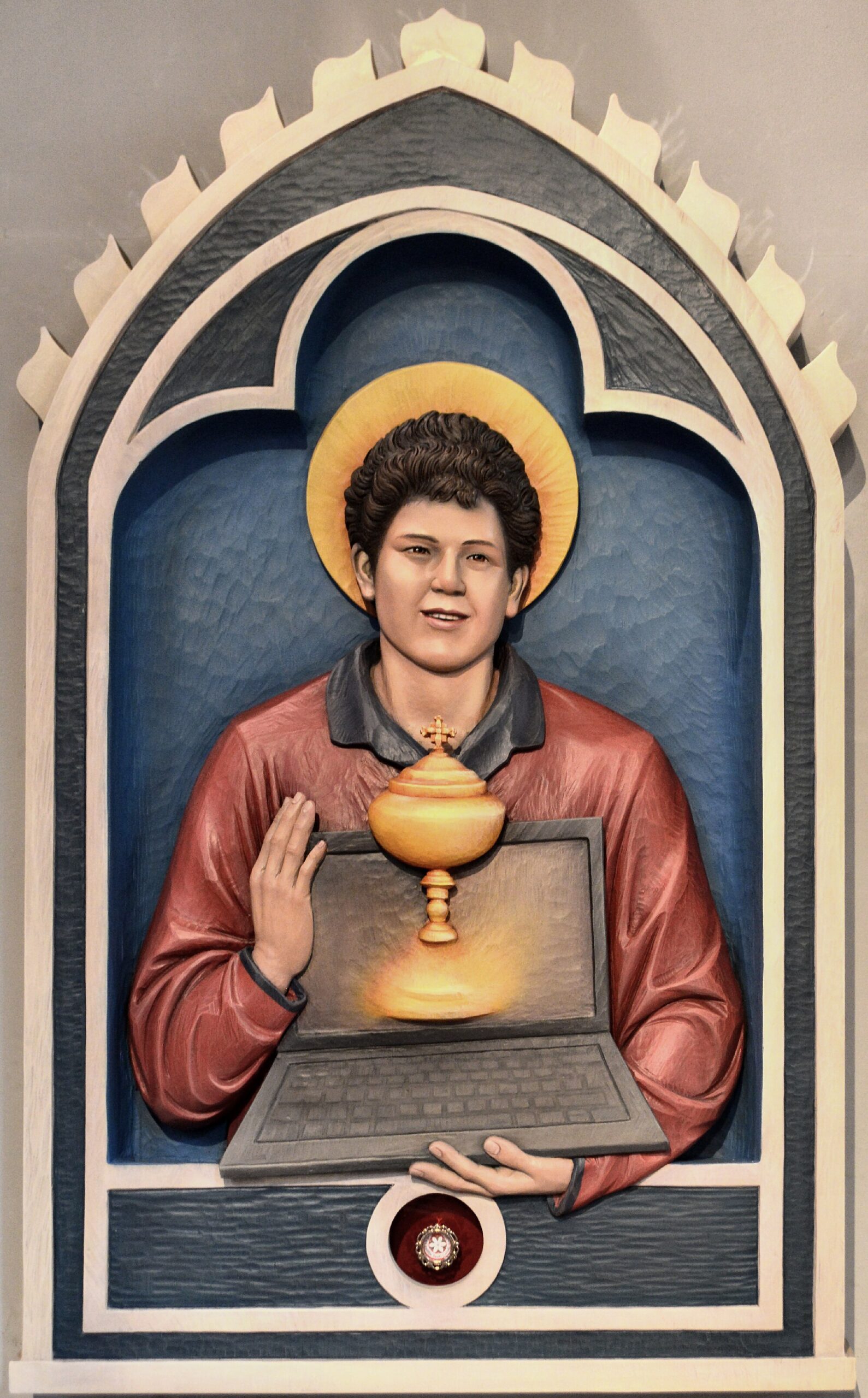 Covent Garden, Corpus Christi Katolik Kilisesi, Aziz Carlo Acutis türbesi. (Fotoğraf: Wikimedia)