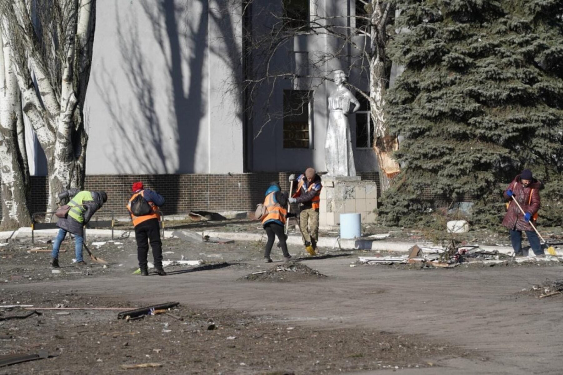 28 Şubat 2024 gecesi Rus füze saldırısı sonrası Ukrayna'nın Donetsk bölgesindeki Pokrovsk şehrinde bulunan Donetsk Ulusal Teknik Üniversitesi binası. (Fotoğraf:  Wikimedia)