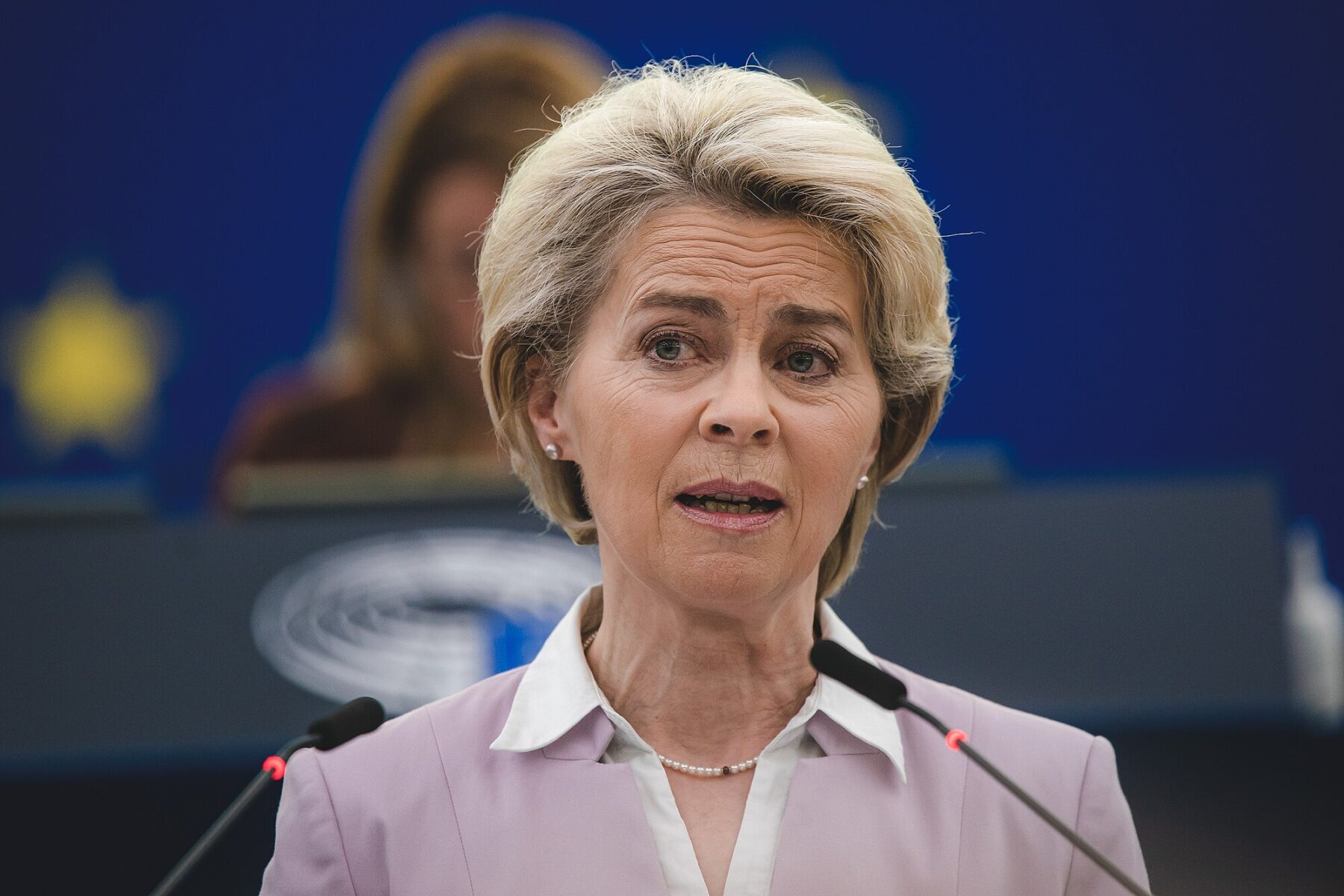 Ursula von der Leyen – 30-31 Mayıs 2022 Özel Avrupa Konseyi Toplantısı Sonuçları. (Fotoğraf: Wikimedia)
