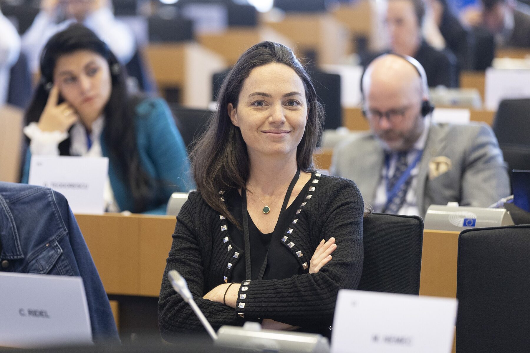 Chloé Ridel, LIBE Komitesi Toplantısında. (Fotoğraf: Wikimedia)