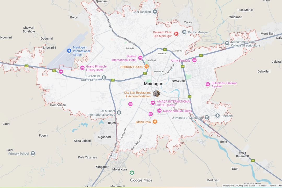 Nijerya’daki pazar saldırısında en az 30 kişi öldü, polis açıkladı. (Görüntü Google Haritalar üzerinden alınmıştır)