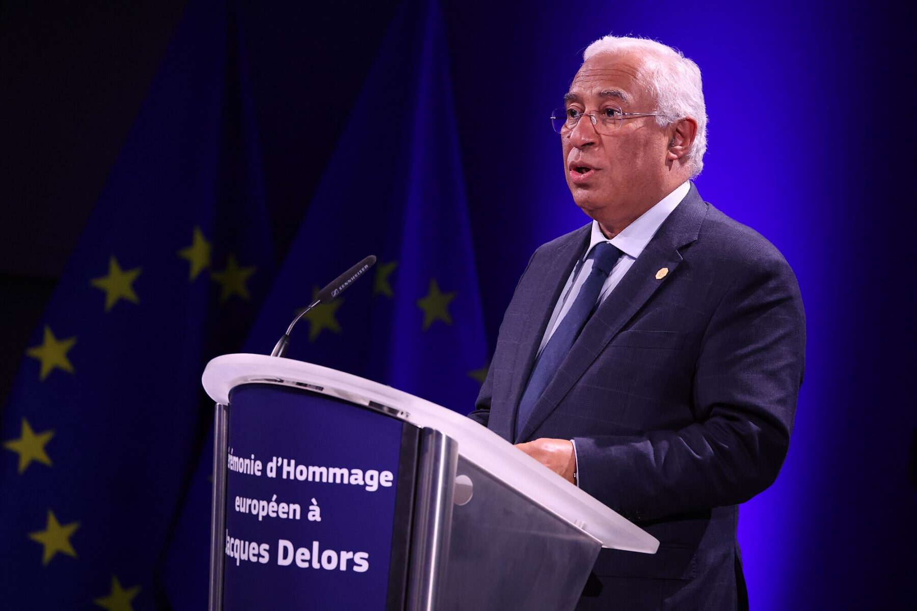 António Costa, Jacques Delors Onur Töreni’nde konuşma yaptı. (Fotoğraf: Wikimedia)