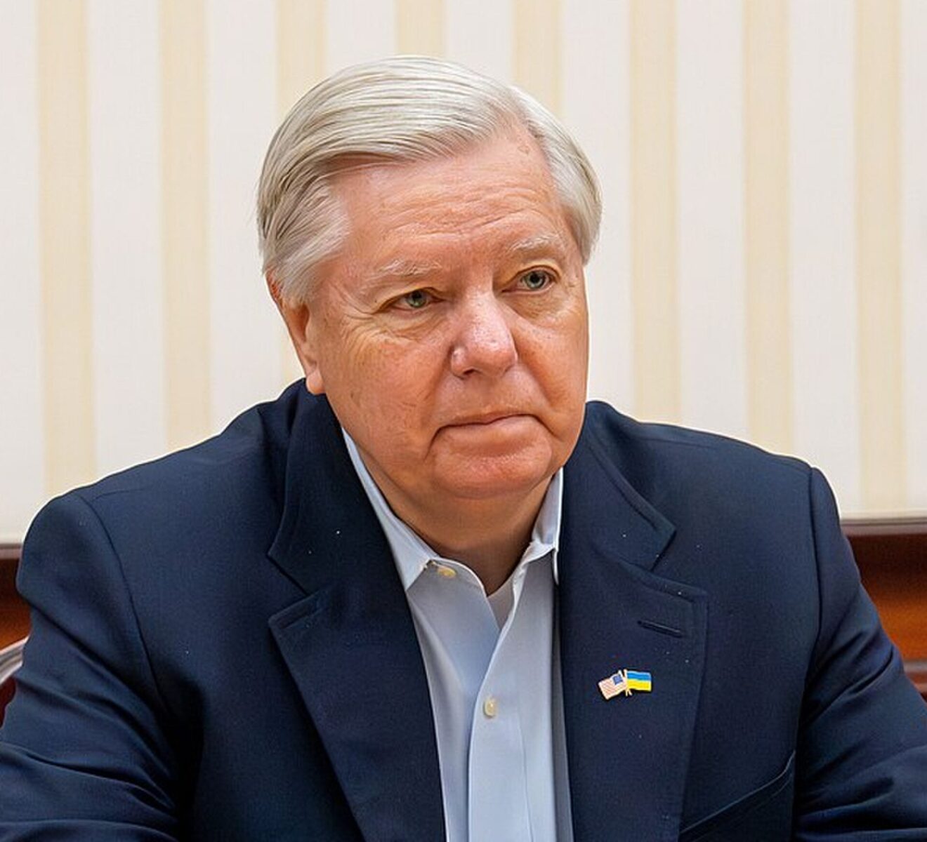 Lindsey Graham liderliğindeki Kongre heyeti, 18 Mart 2024'te Ukrayna'nın başkenti Kiev'i ziyaret etti. (Fotoğraf: Wikimedia)