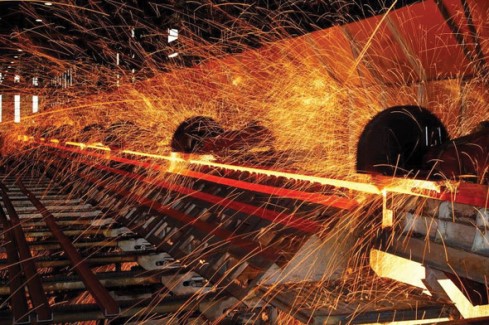 2012 ham çelik üretim oranları  Fotoğraf:demirçelik.com.tr