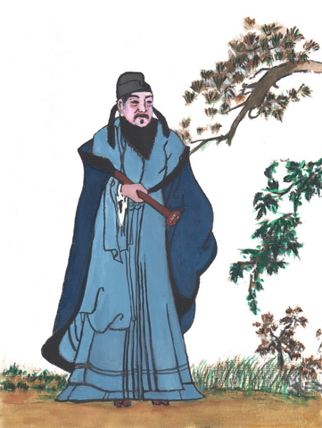 Wei Zheng, İmparator Taizong’un tarafsız ama sözünü sakınmayan danışmanı. Resimleyen: (Kiyoka Chu / Epoch Times) 
