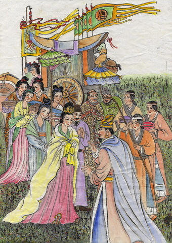 Prenses WenCheng, Tibet'te En Sevilen Tang Çin Prensesi, İllüstratör: Jane Ku 