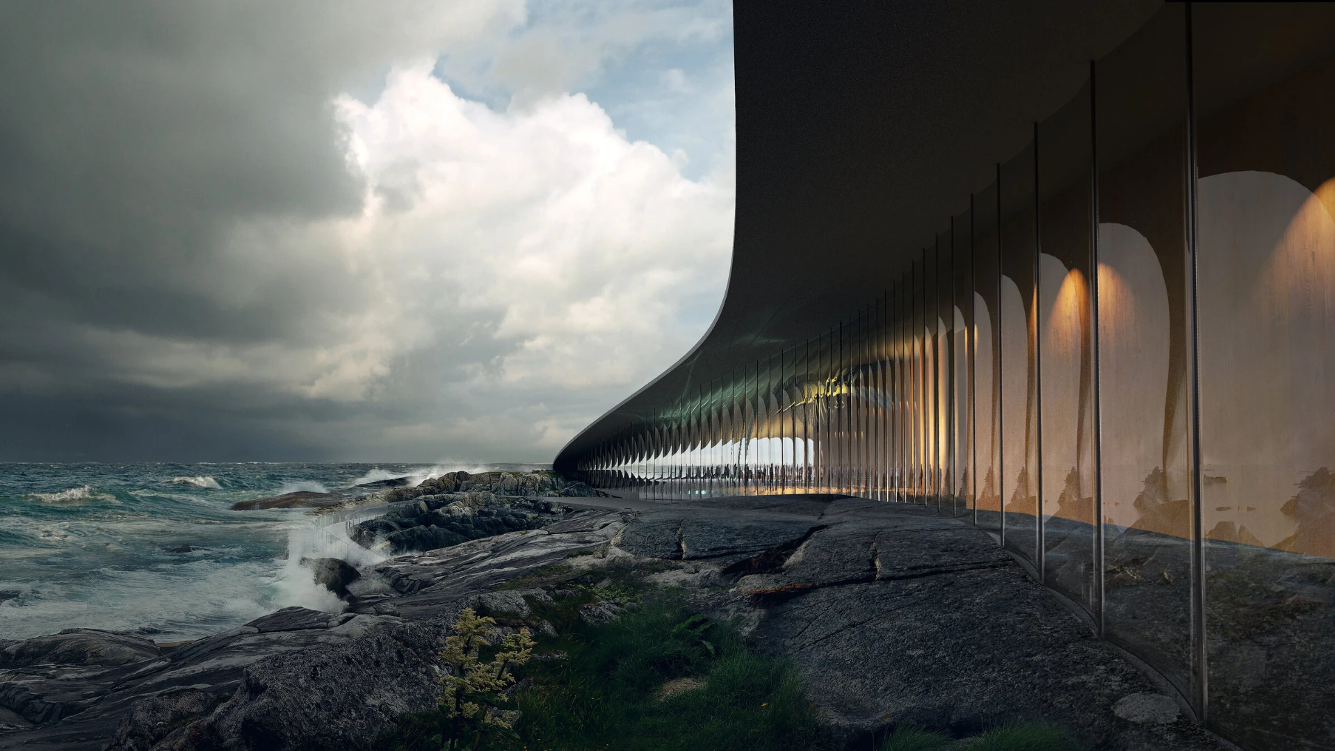 Norveç'in balina şeklindeki müzesi, Arktik Andøya'da 2027'de açılıyor. (Görsel: Dorte Mandrup - Instagram)