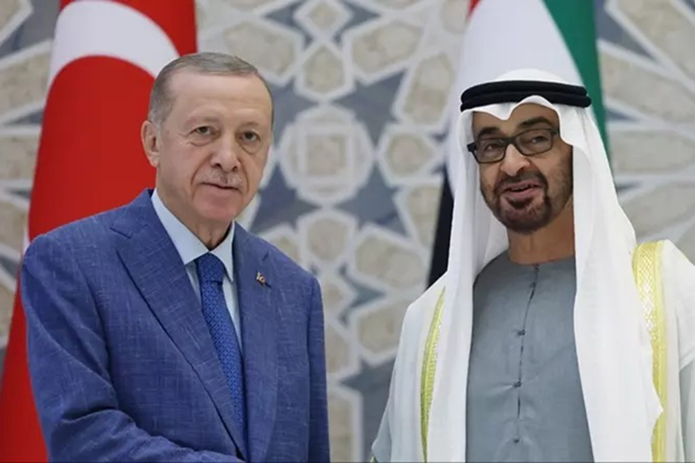 Cumhurbaşkanı Erdoğan BAE Devlet Başkanı Al Nahyan ile telefonda görüştü (Fotoğraf: İletişim Başkanlığı x hesabı)