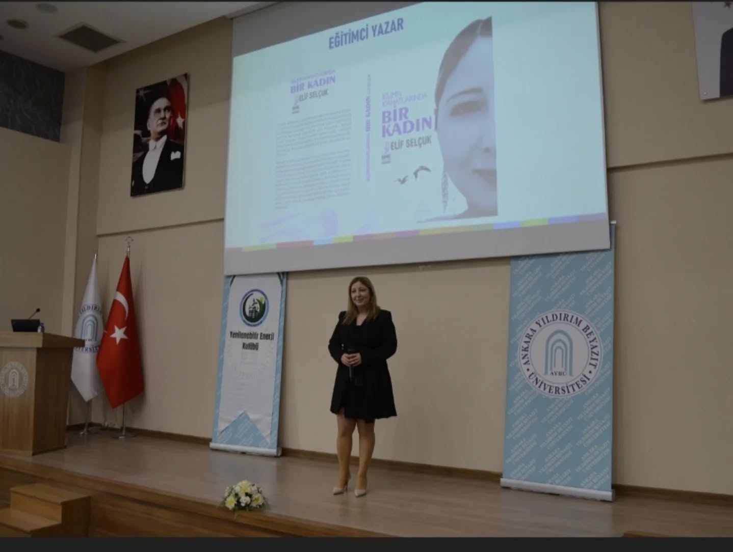 Kitabının yayımlanmasının ardından Selçuk, kısa süre içinde Ankara Yıldırım Beyazıt Üniversitesi’nin konuğu oldu.