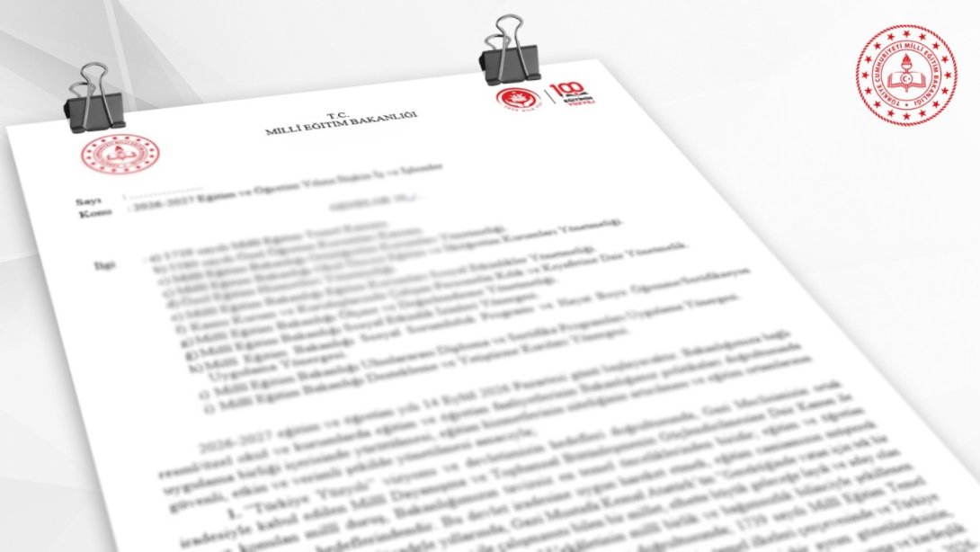 (Fotoğraf: MEB web sitesi)