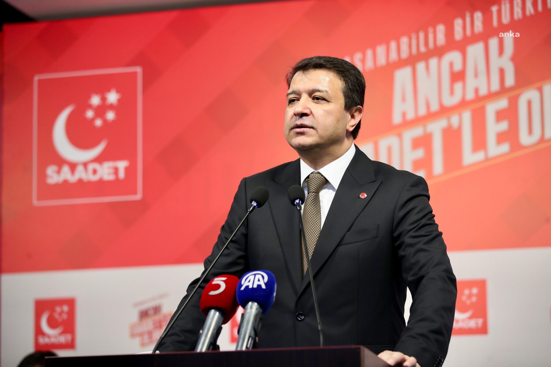 Arıkan Edirne cezaevindeki Selahattin Demirtaş'ı ziyaret etti. (Fotoğraf: Mahmut Arıkan Saadet Partisi web sitesi)