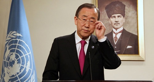 Birleşmiş Milletler Genel Sekreteri Ban Ki-Moon (Fotoğraf: İHA)