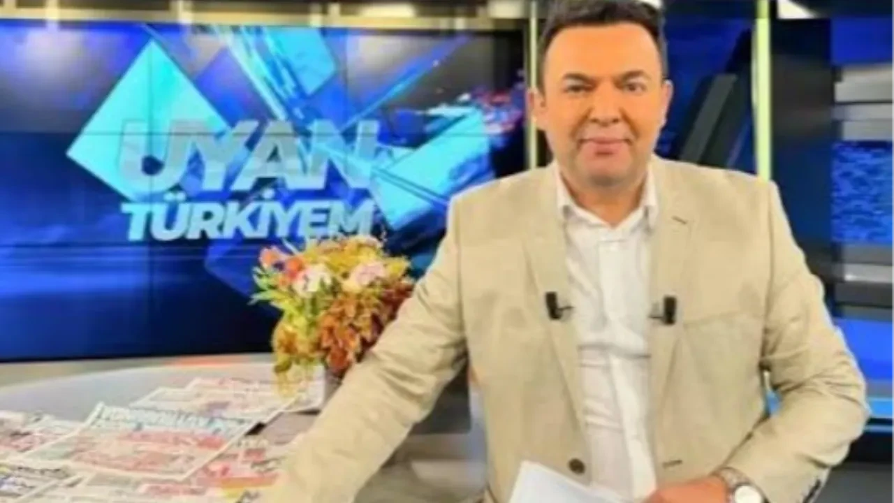 Beyaz TV program yapımcısı gazeteci Tahir Sarıkaya gözaltına alındı. (Fotoğraf: Beyaz TV)