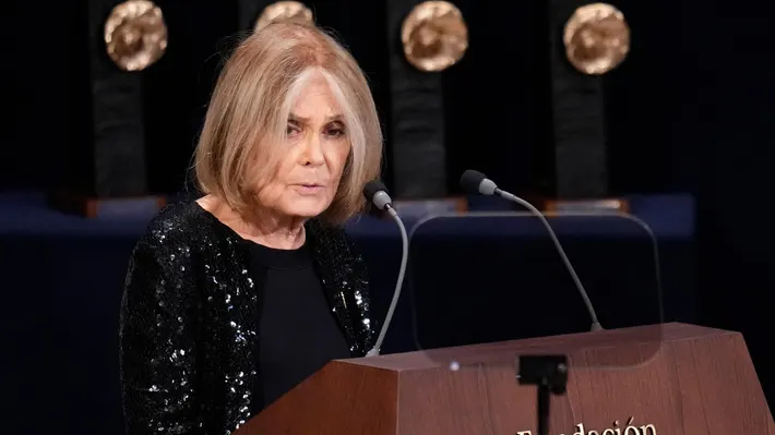 Gazeteci Gloria Steinem hayatını kaybetti. (Fotoğraf: Boston 25 news facebook)