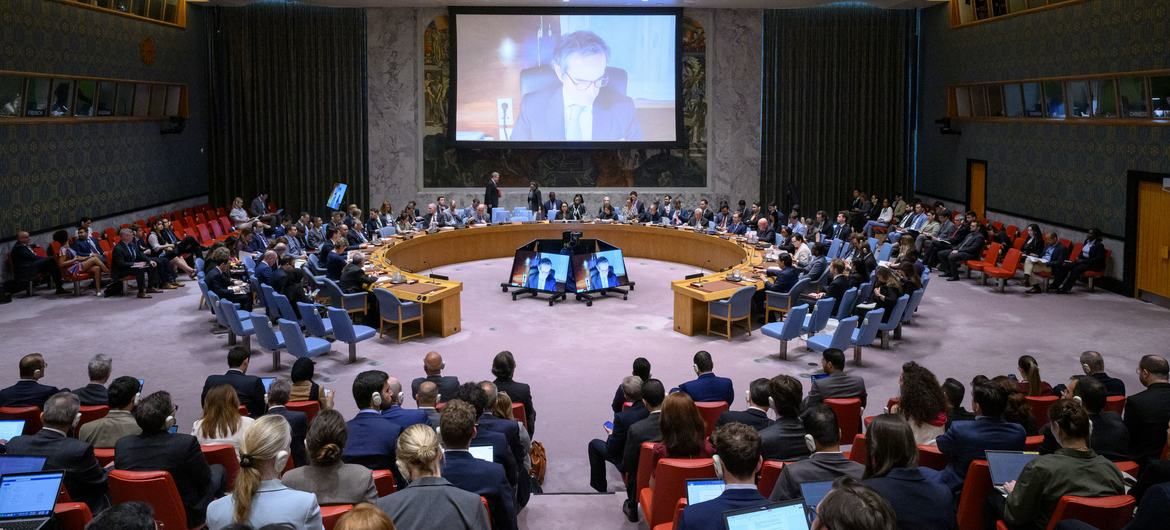İran İsrail çatışmasının derinleştirdiği Ortadoğu krizi, 20 Haziran 2025’te Birleşmiş Milletler Güvenlik Konseyi’nde acil oturumla ele alındı. (Fotoğraf: United Nations/Loey Felipe)