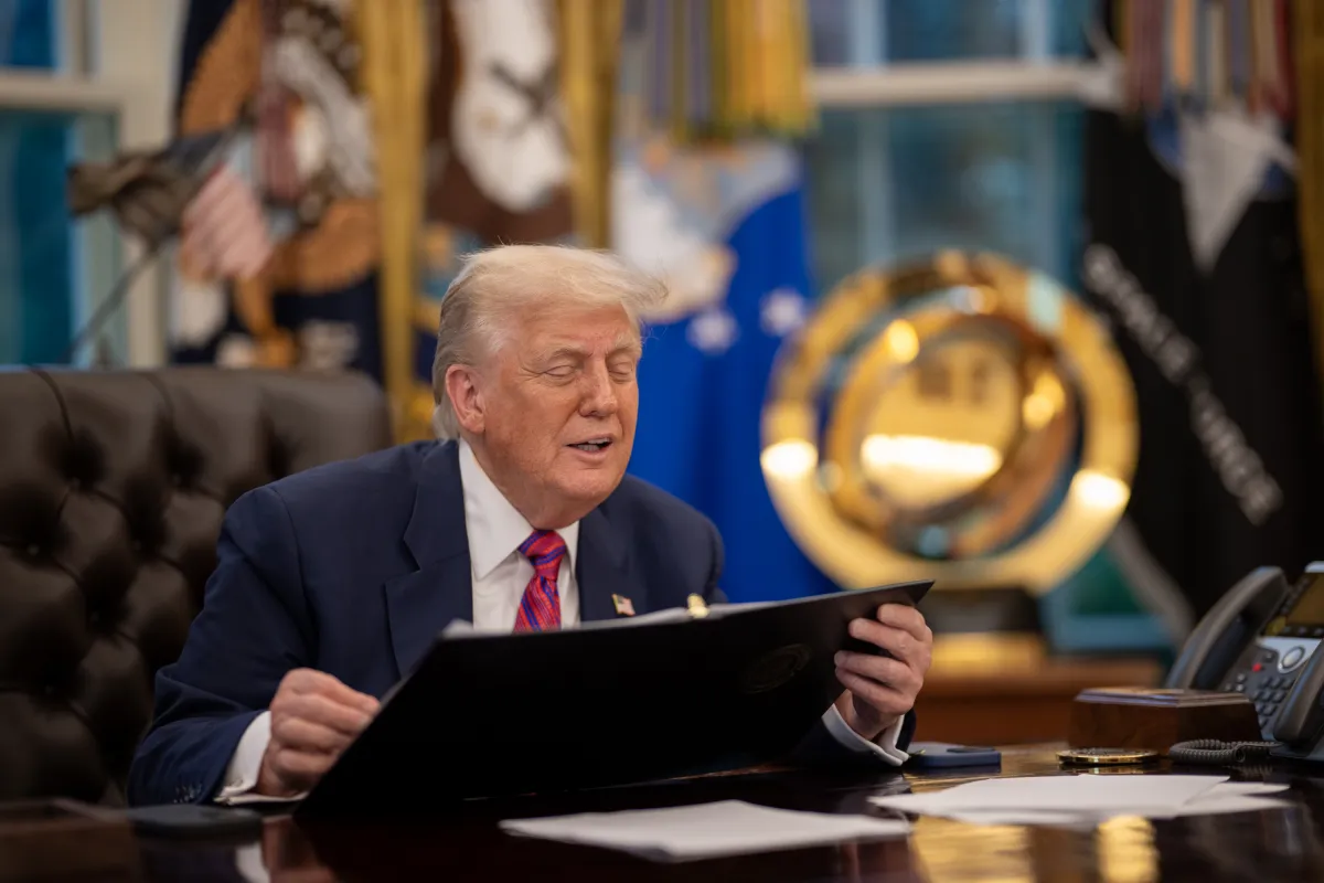 ABD Başkanı Donald Trump, 7 Ağustos itibarıyla yeni gümrük tarifesi kararlarını yürürlüğe koydu. (Fotoğraf: Beyaz Saray)