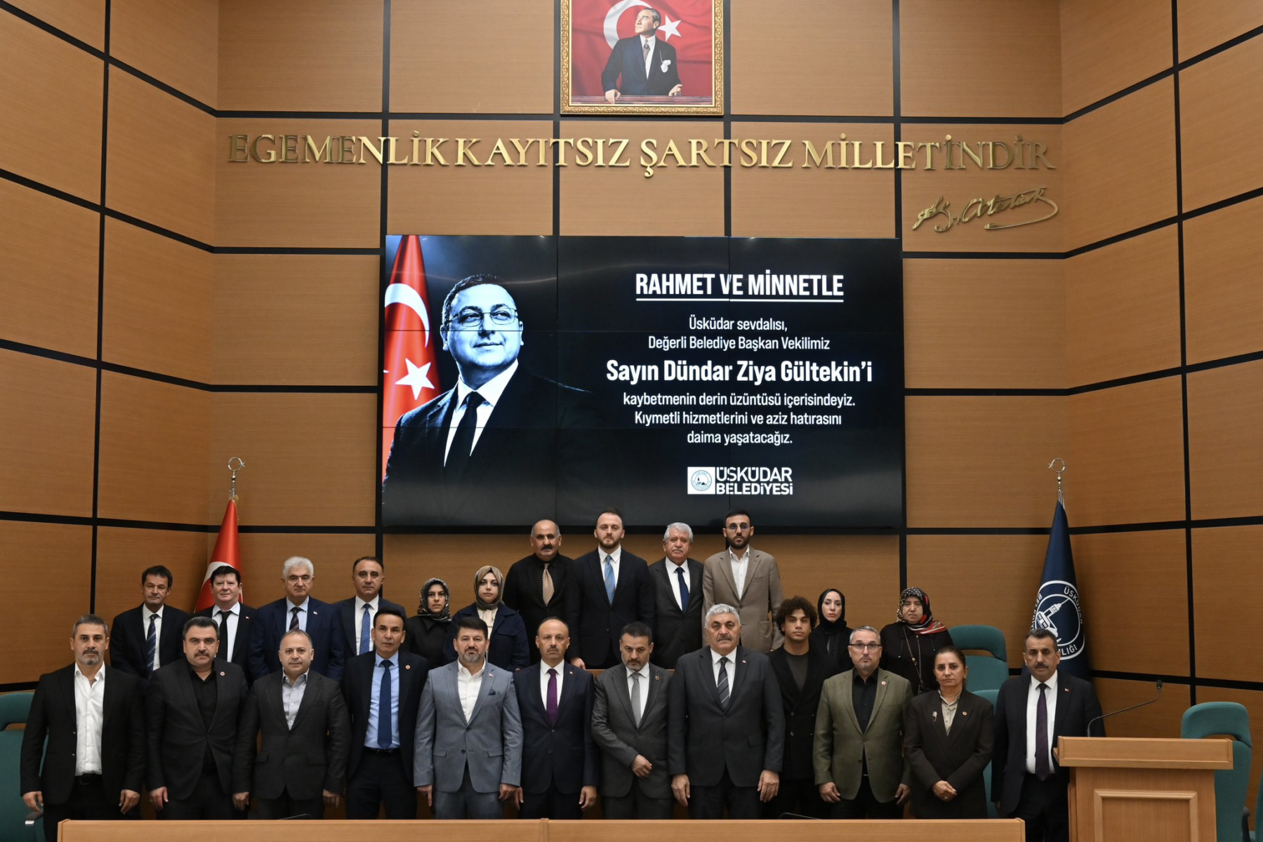 Üsküdar'ın yeni Belediye Başkan Vekili Muhammed Emin Sarıoğlu oldu. (Fotoğraf: Üsküdar Belediyesi x hesabı)