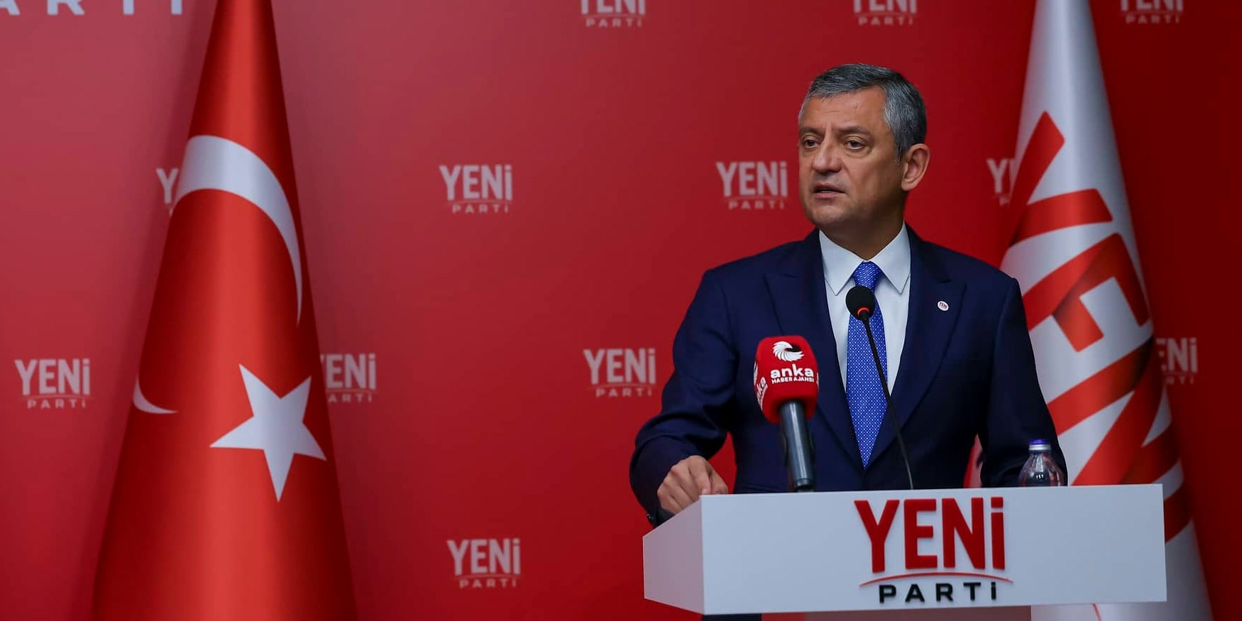Araştırma sonucuna göre YENİ Parti’nin oy oranı artıyor. (Fotoğraf: YENİ Parti web sayfası)