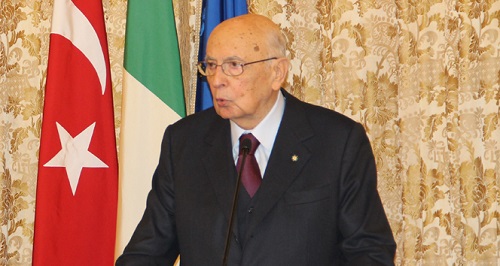 İtalya Cumhurbaşkanı Giorgio Napolitano (Fotoğraf: İHA)