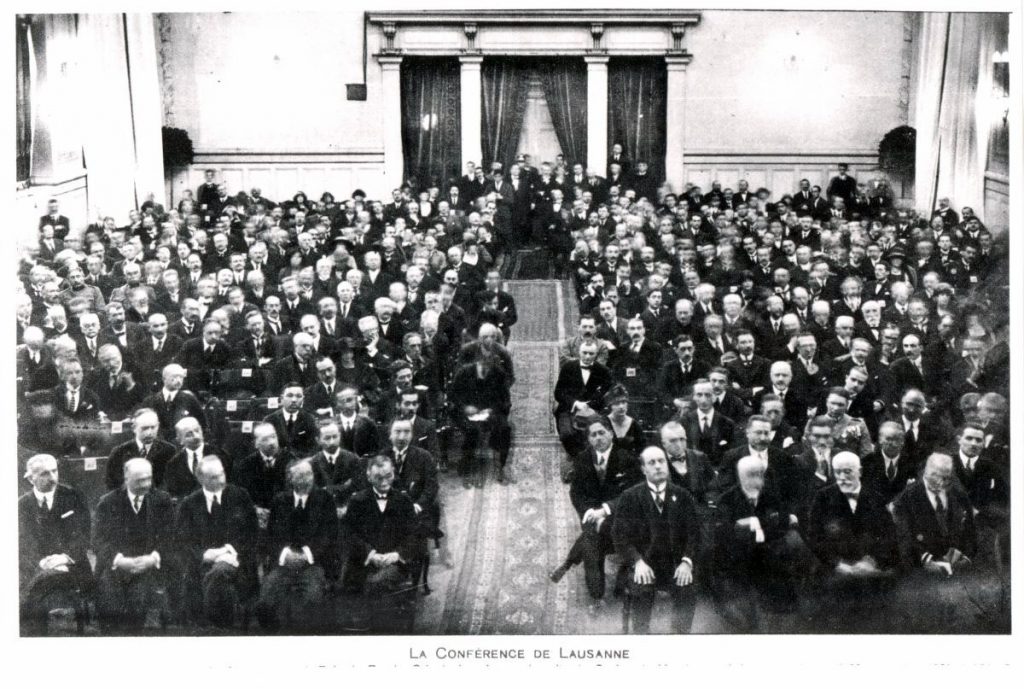 Lozan barış görüşmeleri. (Fotoğraf: İsmet İnönü Vakfı)
