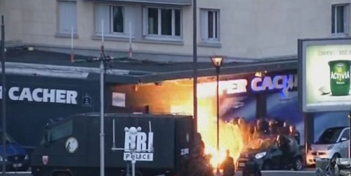 Paris'te Yahudi marketine yapılan saldırı sonucu, dört rehine hayatını kaybetti (İHA)