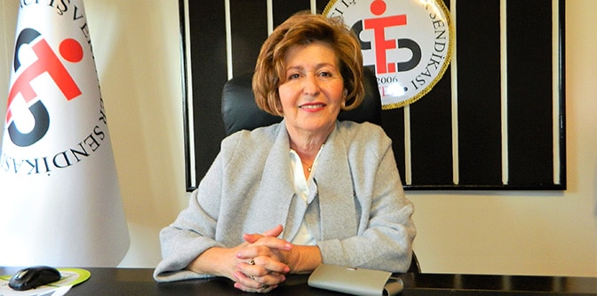 Tüm Eczacı İşverenler Sendikası (TEİS) Genel Başkanı Ecz. Nurten Saydan