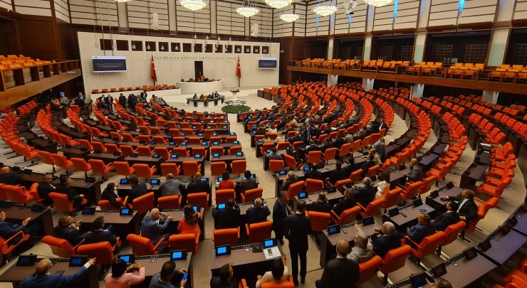 YENİ Parti'ye grup toplantısı için Büyük Salon tahsis edildi. (Fotoğraf: TBMM sitesi)