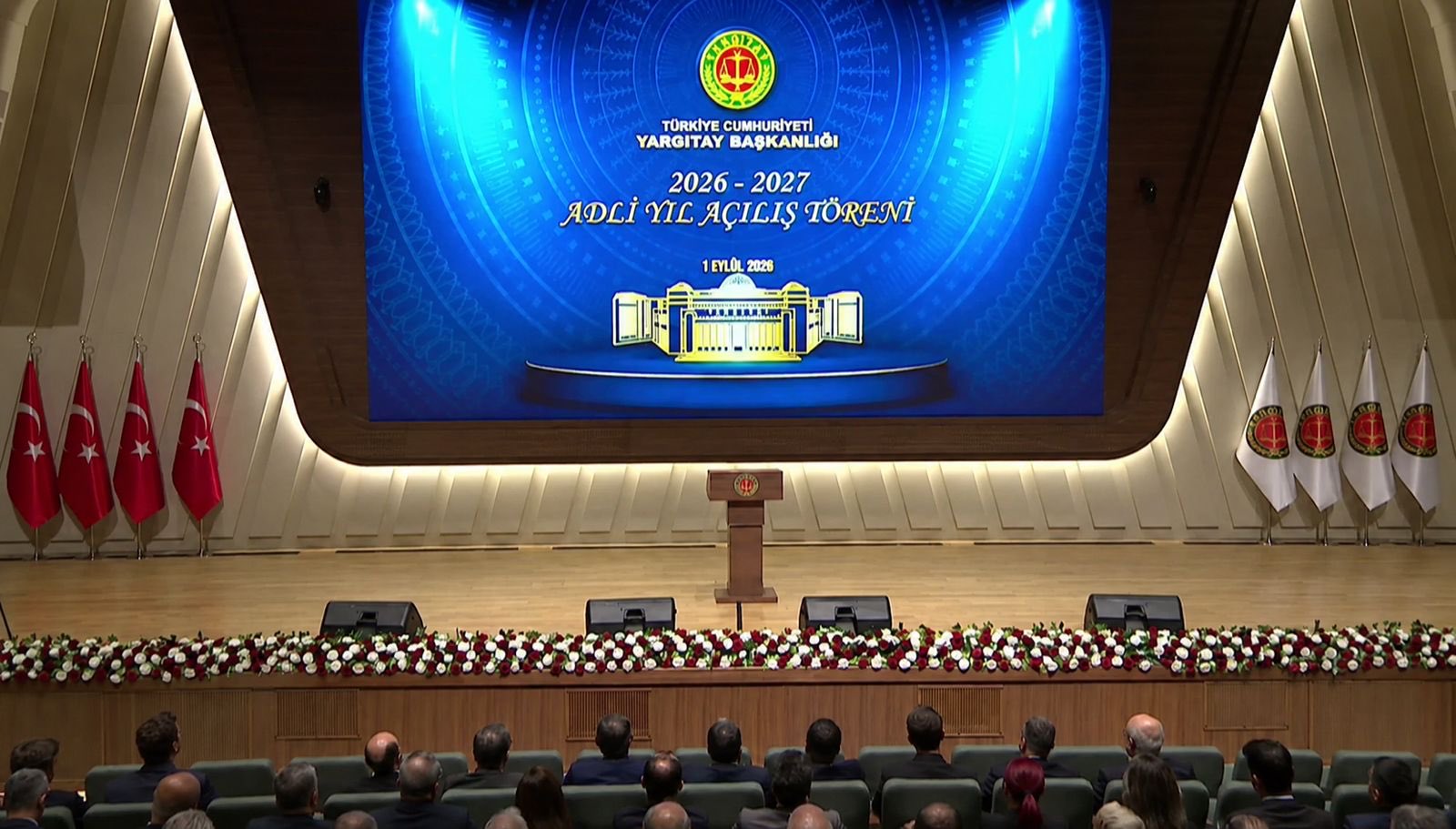 Yargıtay'da 2026-2027 adli yıl açılış töreni düzenlendi. (Fotoğraf: Yargıtay x hesabı)