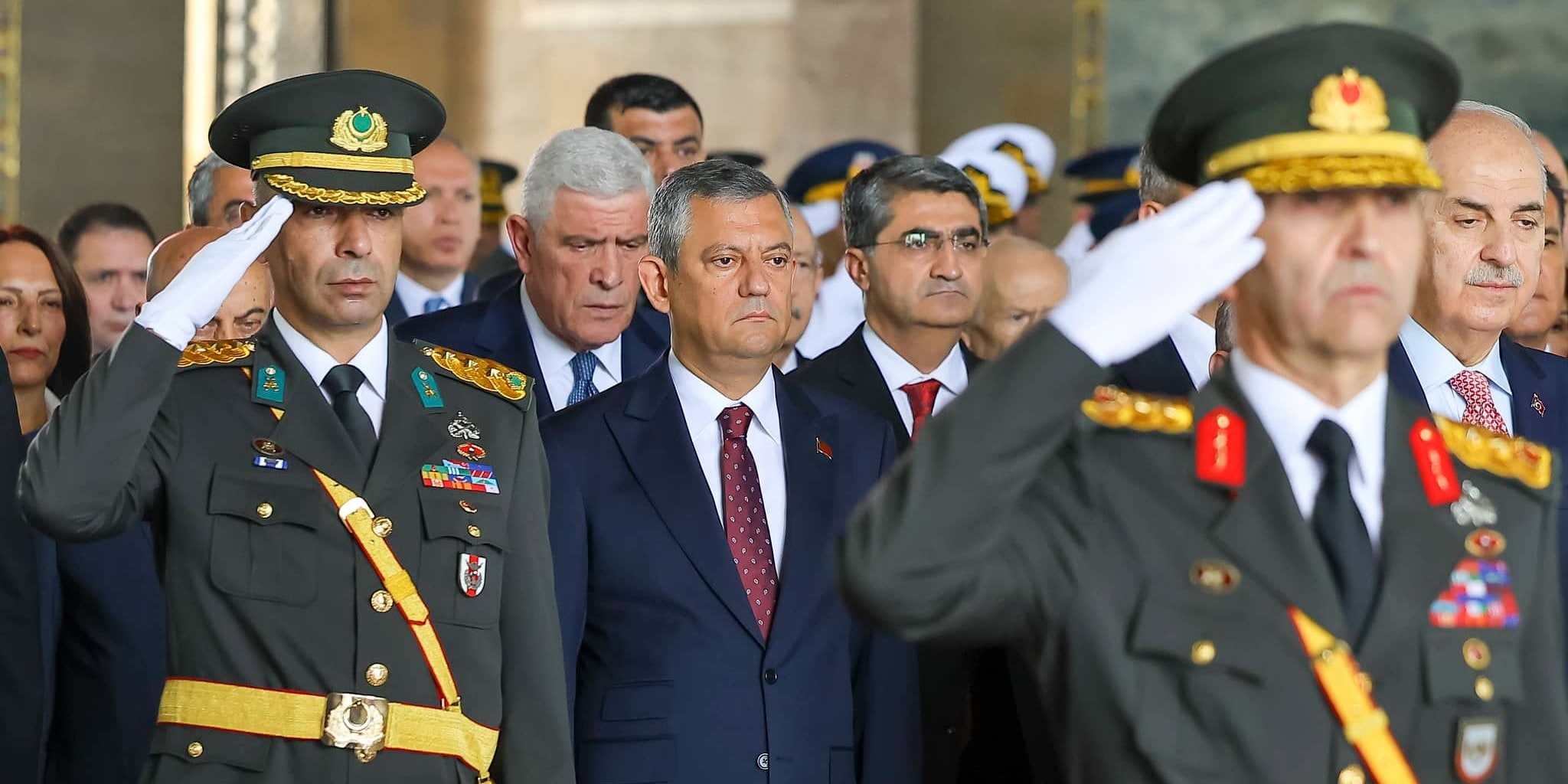 30 Ağustos'un 104. yılında devlet erkânı Anıtkabir'de (Fotoğraf: YENİ Parti x hesabı)